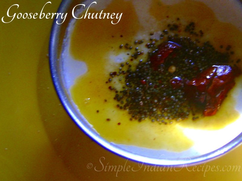 Gooseberry Chutney Nellikai Thuvayal Amla Chutney Gooseberry